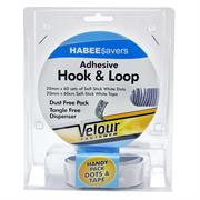  Hook And Loop Self Stick Dispenser, 60 Pack